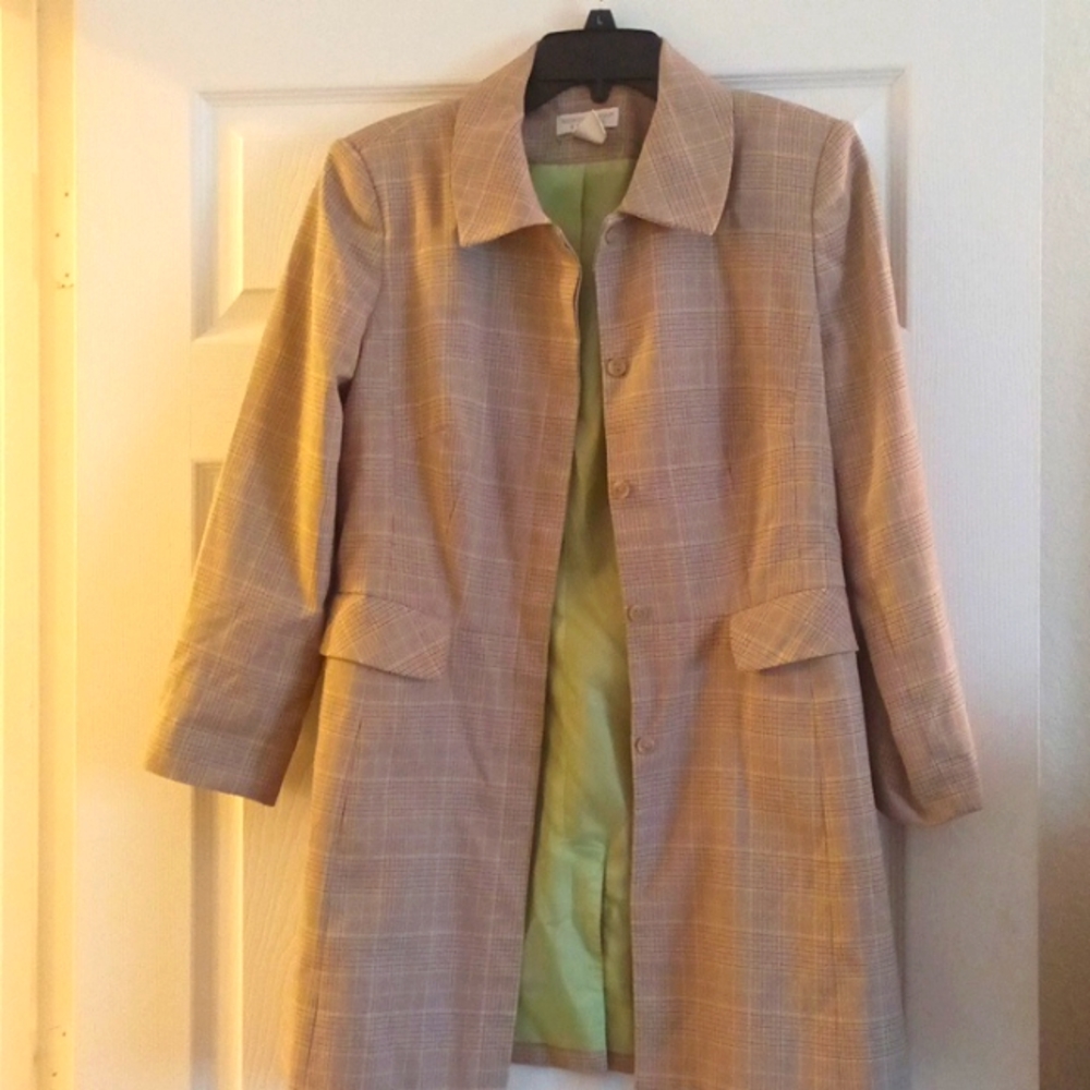 Knee length blazer